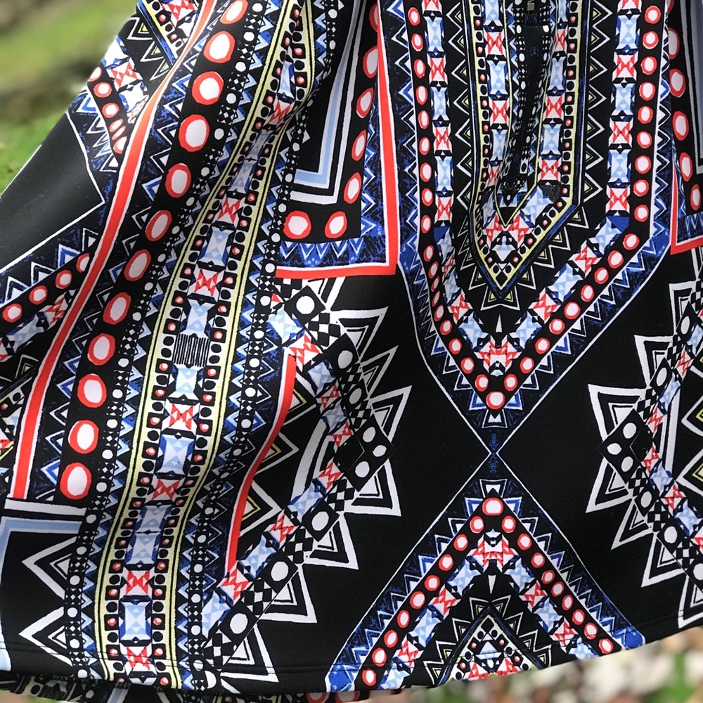 Colorful Patterned Dress - Picture 3 of 5